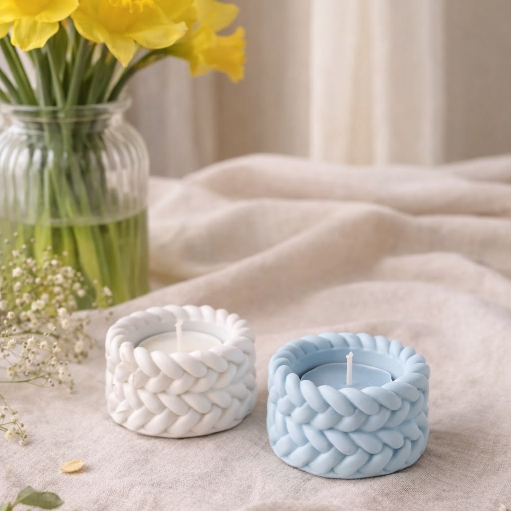 Knot Shape Tealight Jar