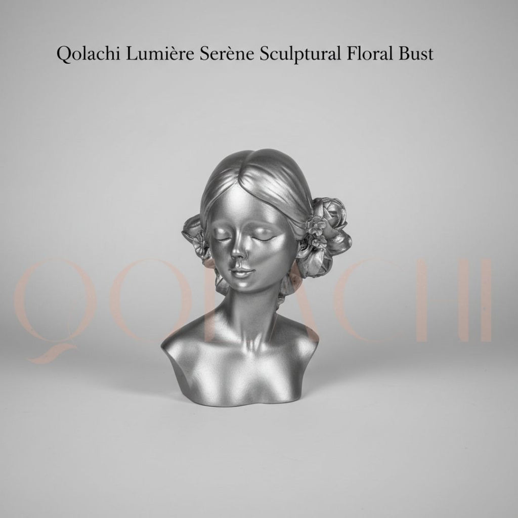 Lumière Serène — Sculptural Floral Bust