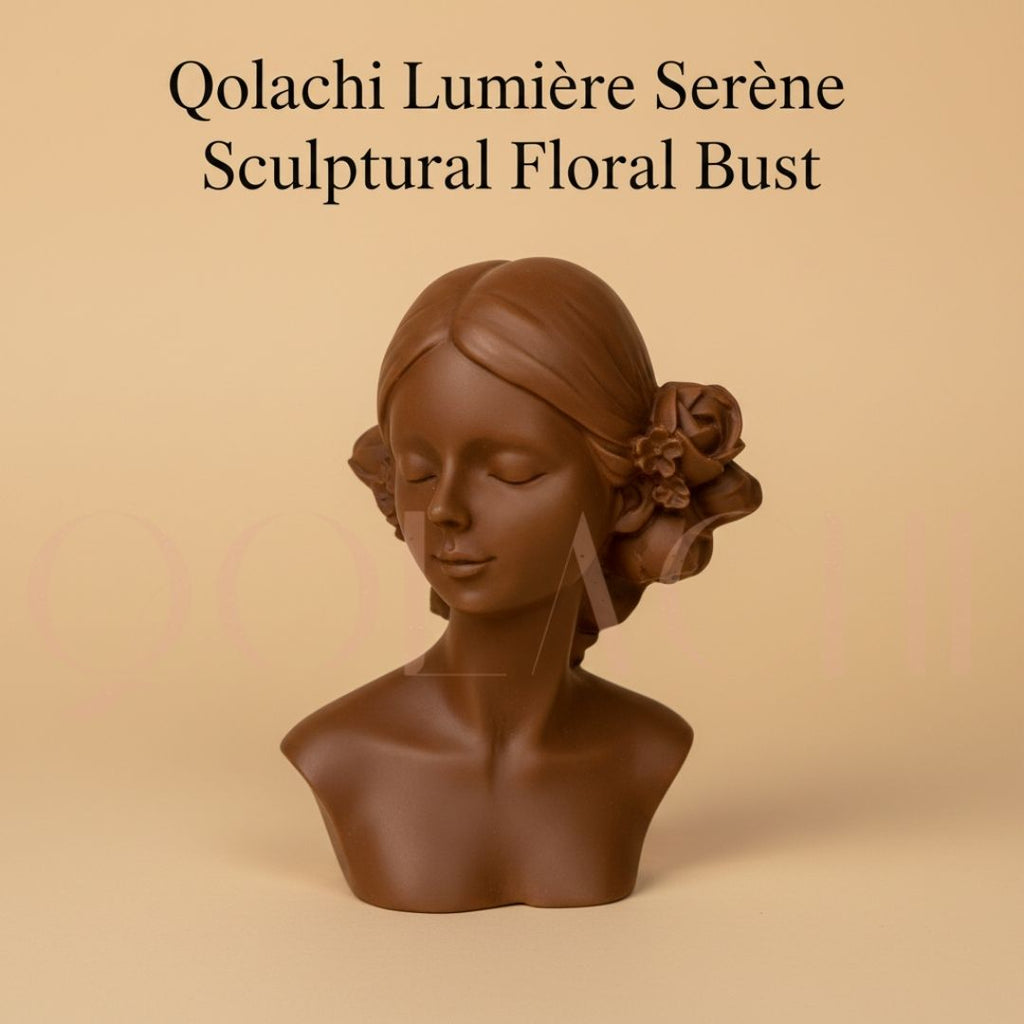 Lumière Serène — Sculptural Floral Bust