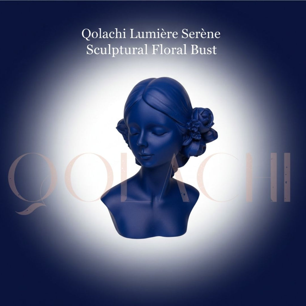 Lumière Serène — Sculptural Floral Bust