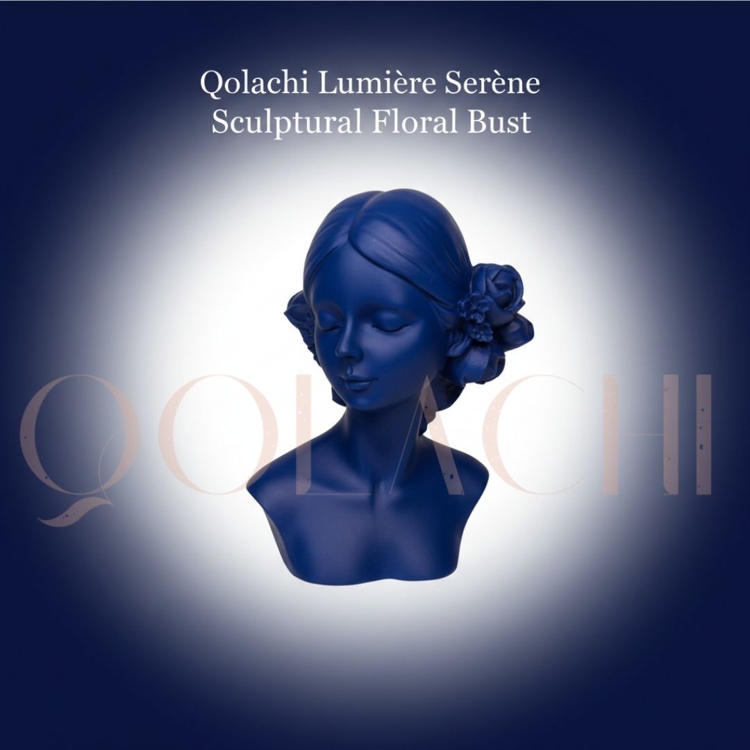 Lumière Serène — Sculptural Floral Bust