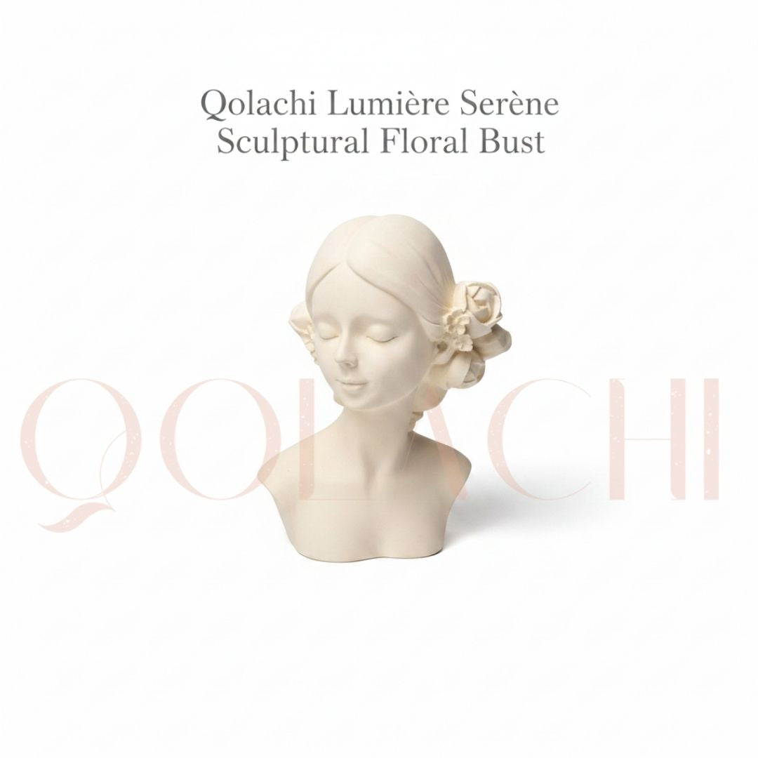 Lumière Serène — Sculptural Floral Bust