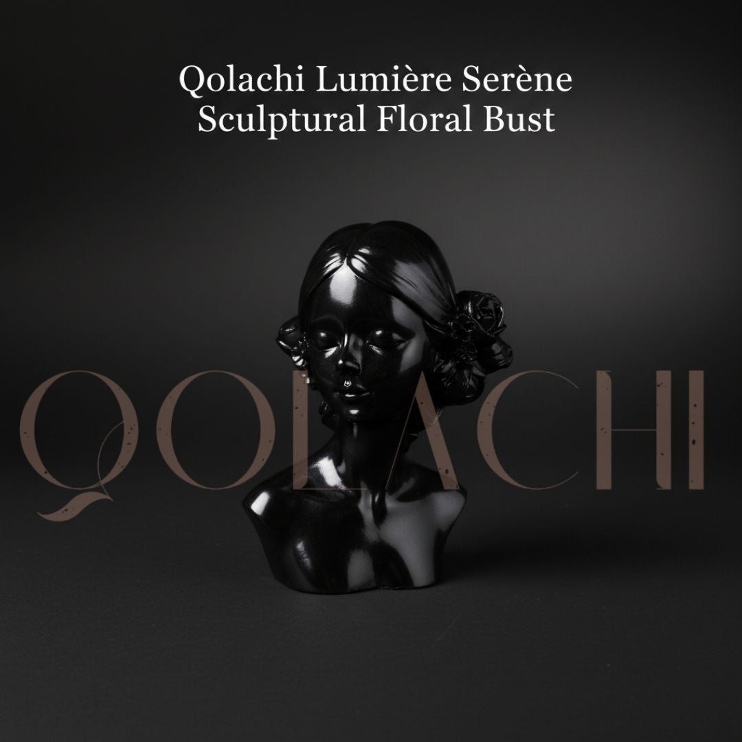 Lumière Serène — Sculptural Floral Bust