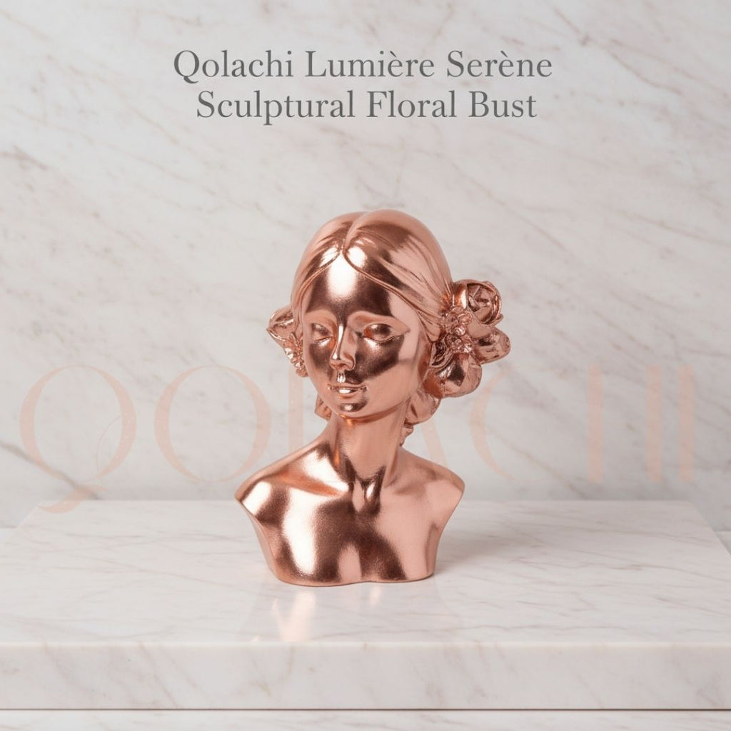 Lumière Serène — Sculptural Floral Bust