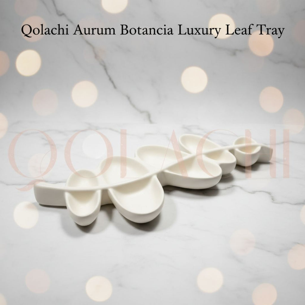 Aurum Botanica — Sculptural Luxury Leaf Branch Tray