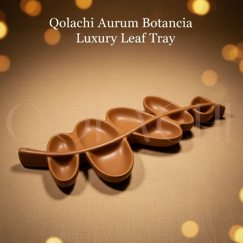 Aurum Botanica — Sculptural Luxury Leaf Branch Tray