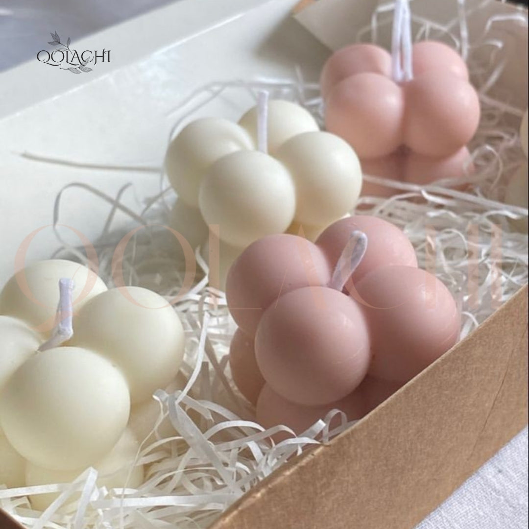 Sculptural Mini Bubble Candle | Luxury Home Décor