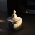 Atelier Ribbed Ceramic Trinket Jar — Qolachi Signature Collection