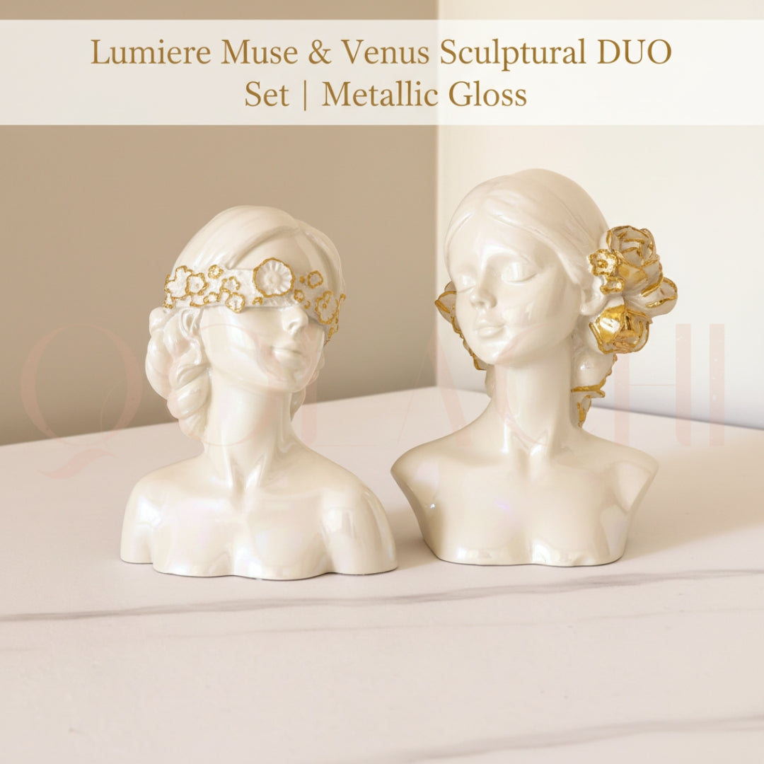 Lumiere Sculptural Muse & Venus — Bust Duo Set