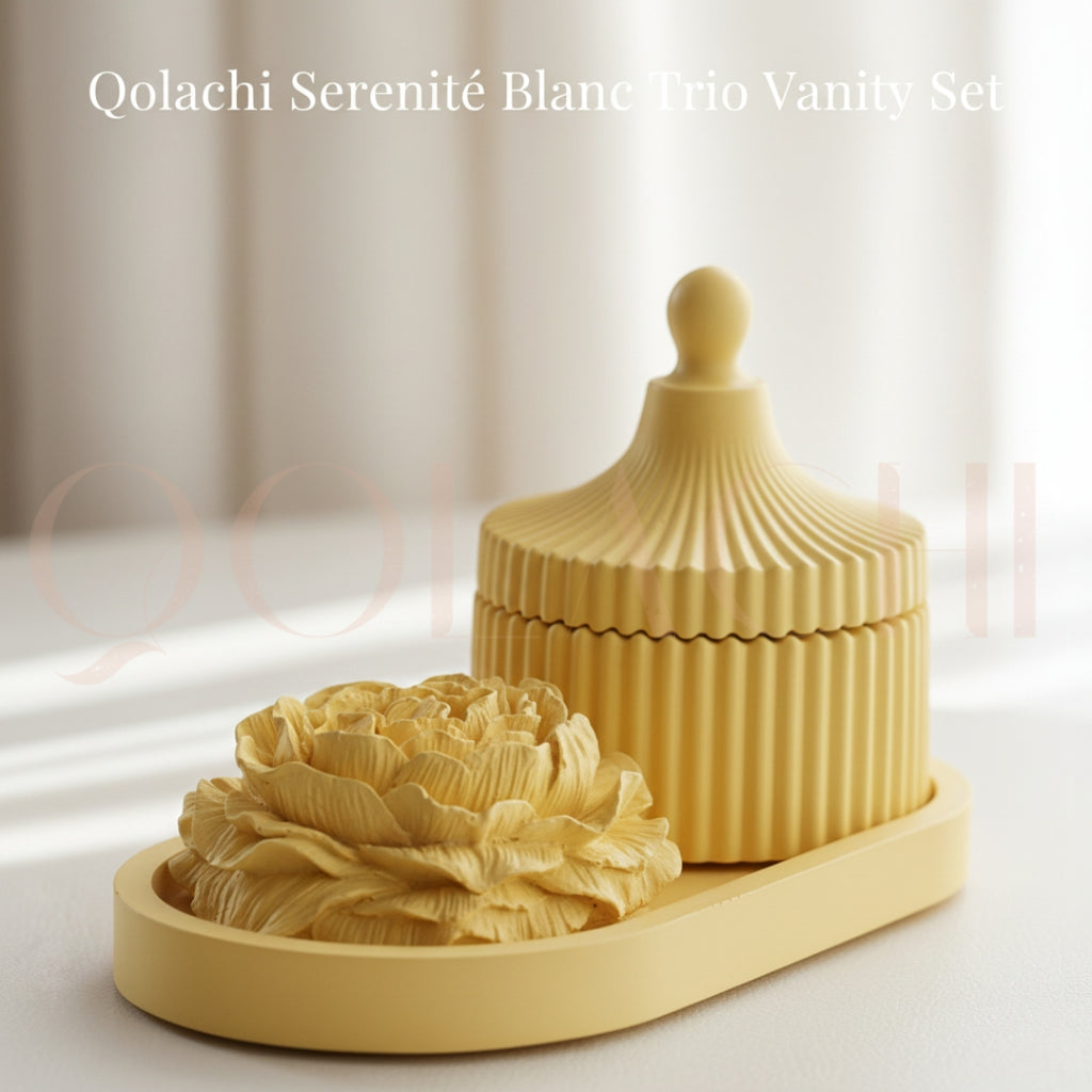 Serenité Blanc — Trio Vanity Set