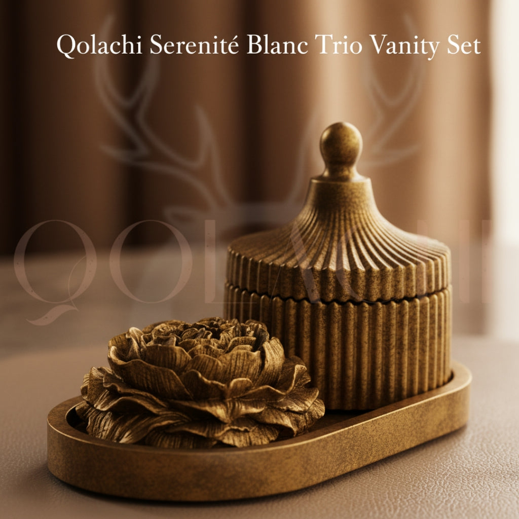 Serenité Blanc — Trio Vanity Set
