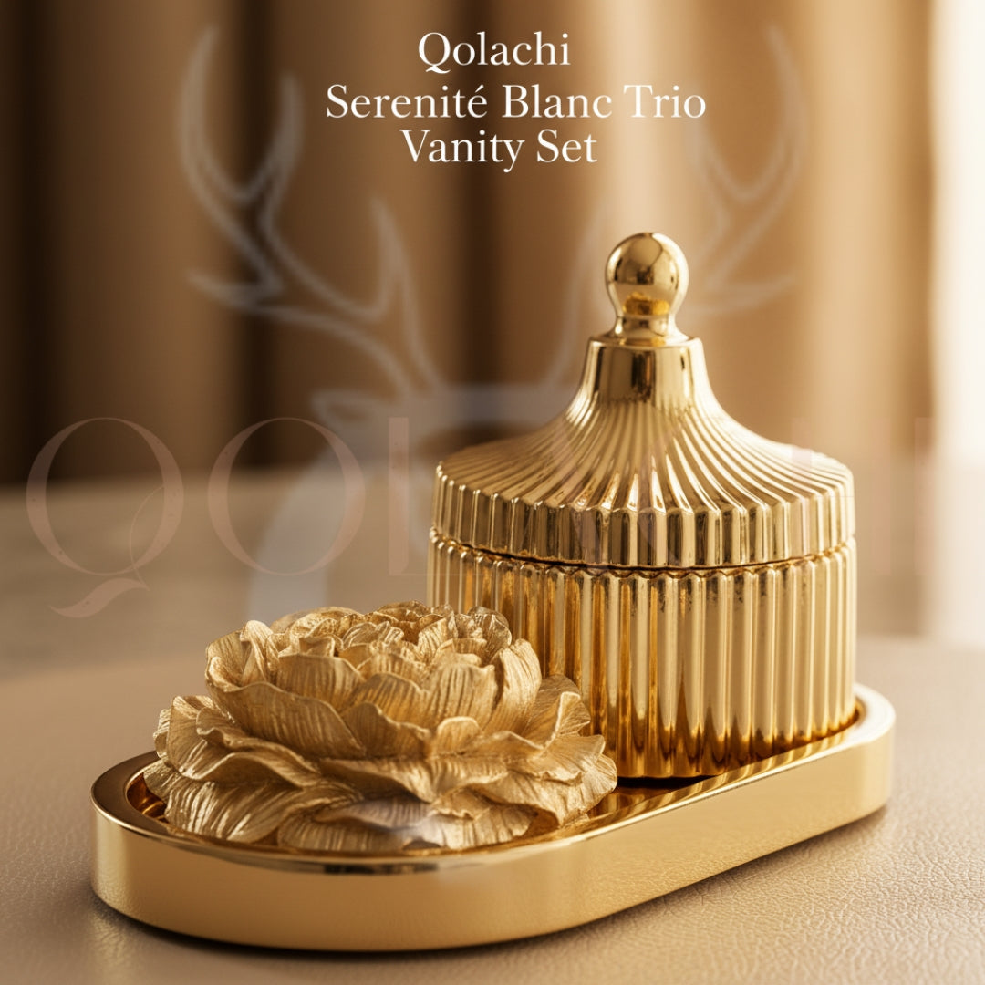 Serenité Blanc — Trio Vanity Set