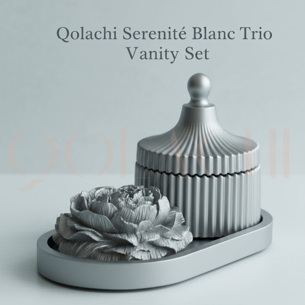 Serenité Blanc — Trio Vanity Set