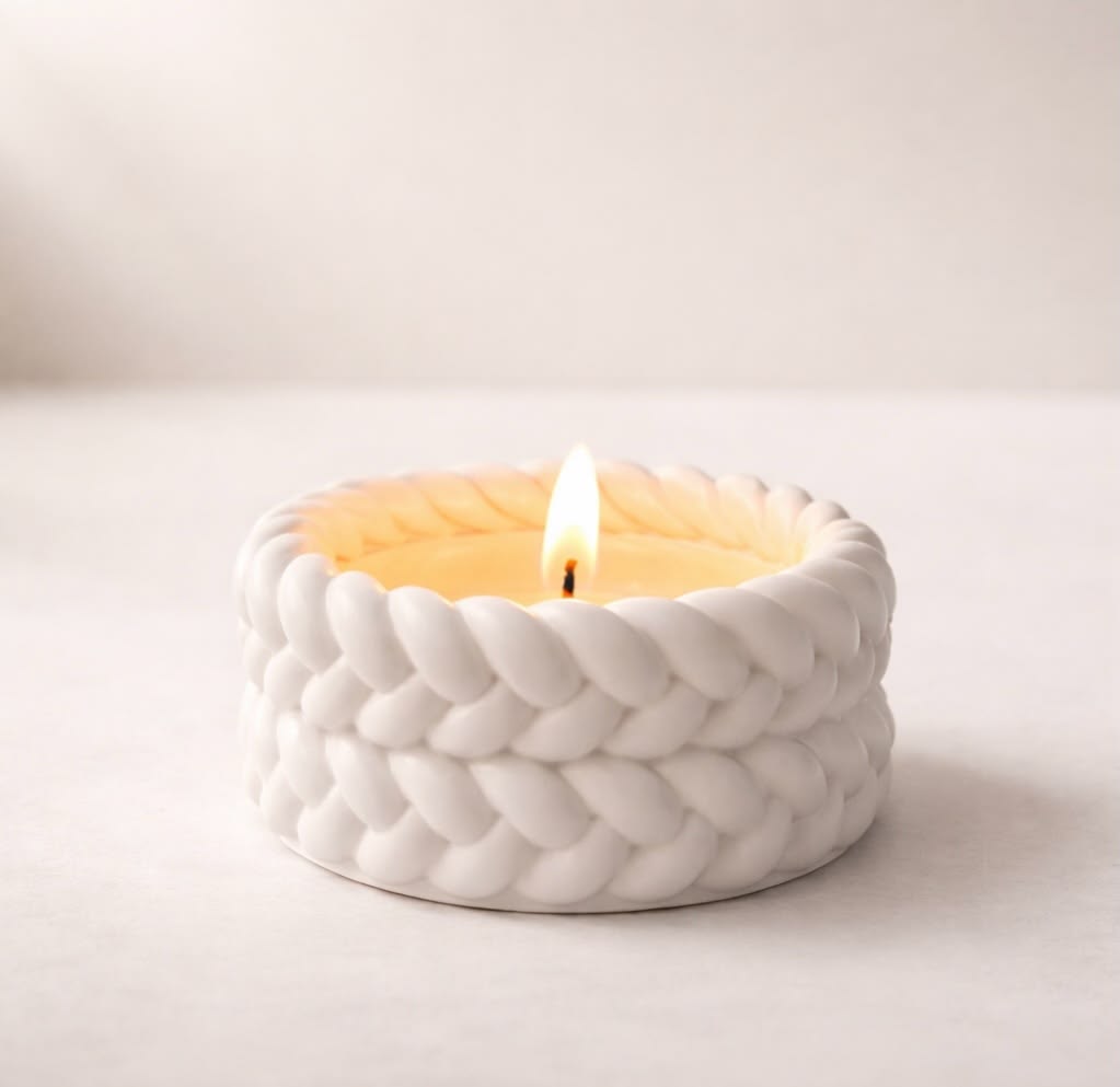 Knot Shape Tealight Jar