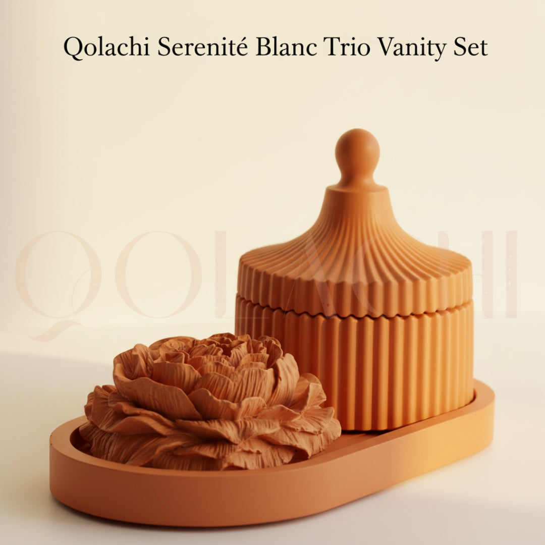 Serenité Blanc — Trio Vanity Set