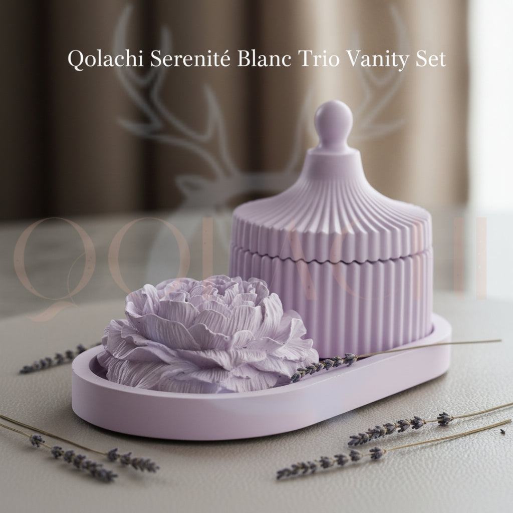 Serenité Blanc — Trio Vanity Set