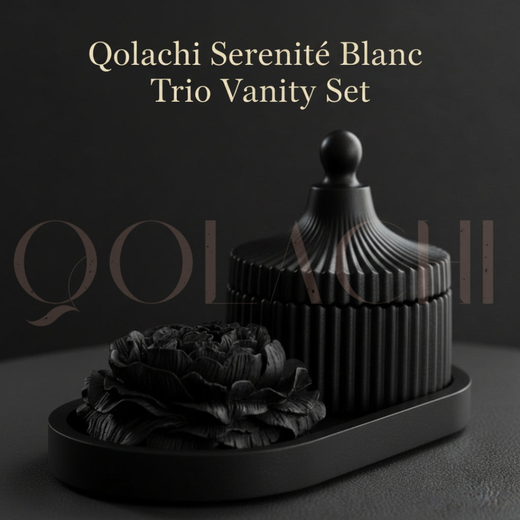 Serenité Blanc — Trio Vanity Set