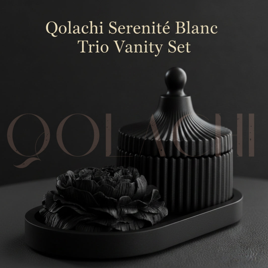 Serenité Blanc — Trio Vanity Set