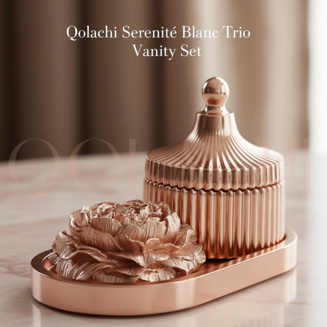 Serenité Blanc — Trio Vanity Set