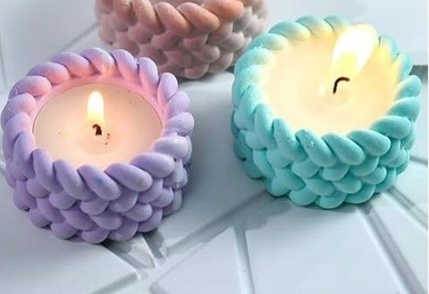 Knot Shape Tealight Jar