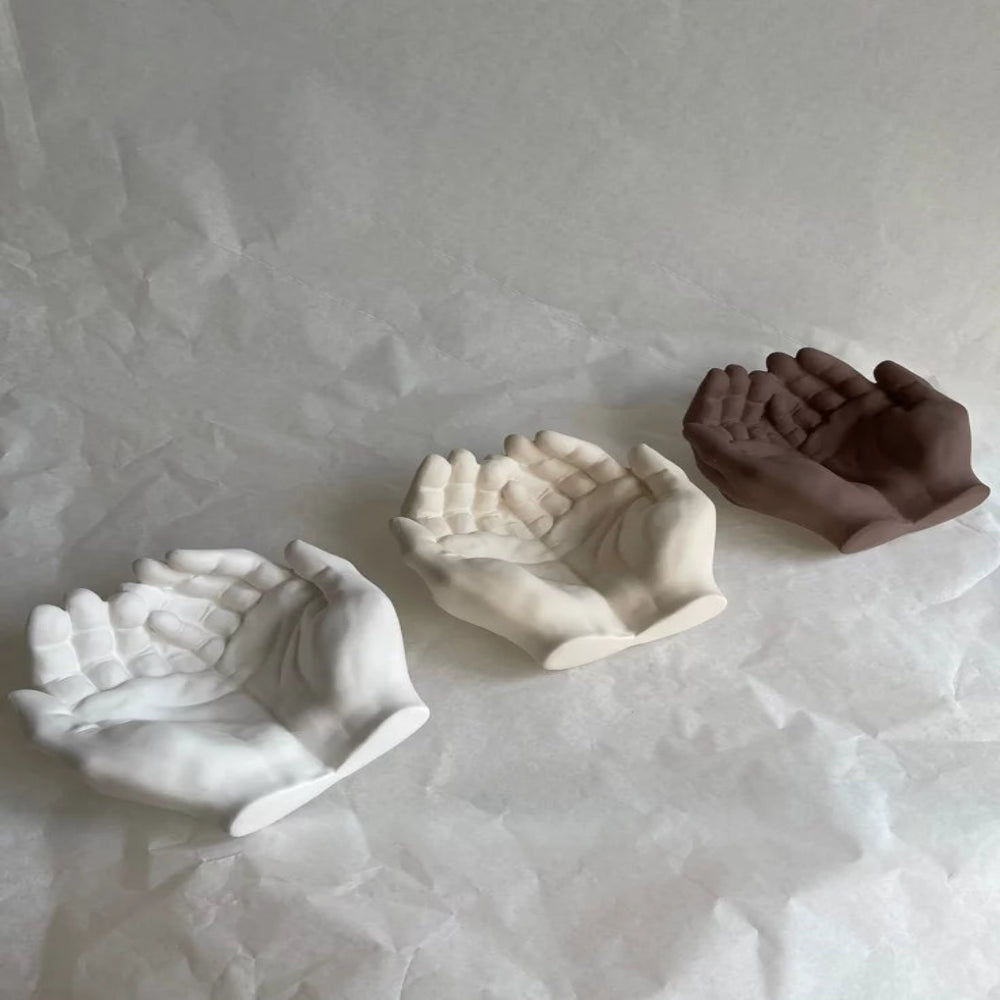 Hands Aesthetic Concrete Bowl