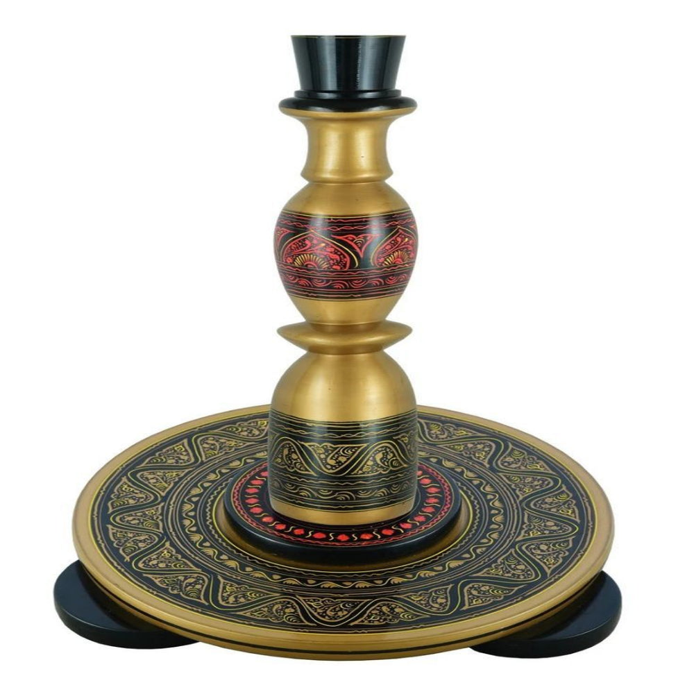 Handcrafted Naqshi Art Accent Table – Premium Decorative Wooden Side Table