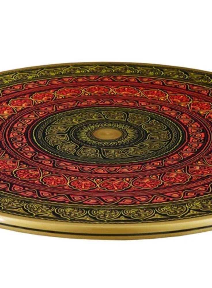 Handcrafted Naqshi Art Accent Table – Premium Decorative Wooden Side Table