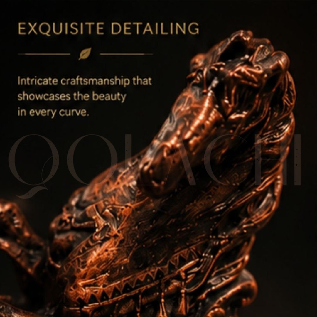 Qolachi Horse Sculpture – Exquisite detailing close-up
