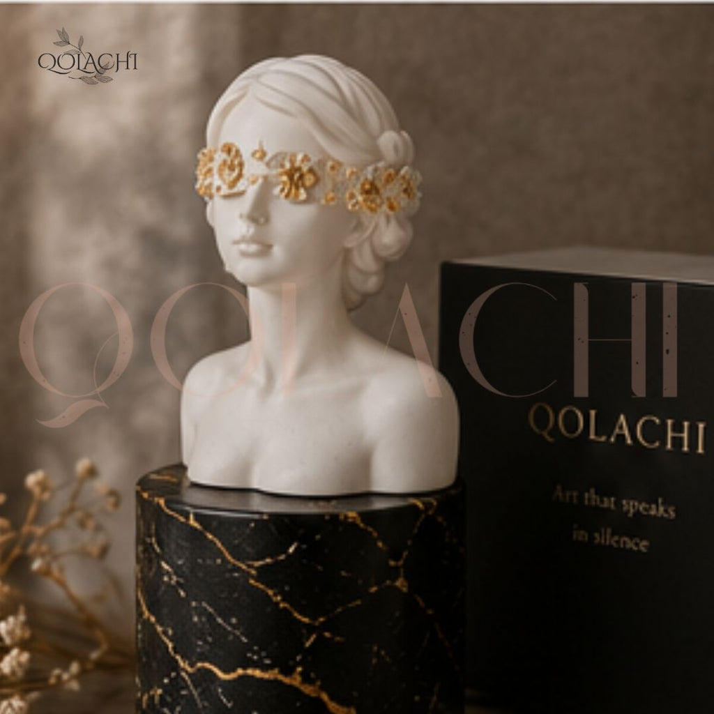 Goddess of Silence bust — alternate angle