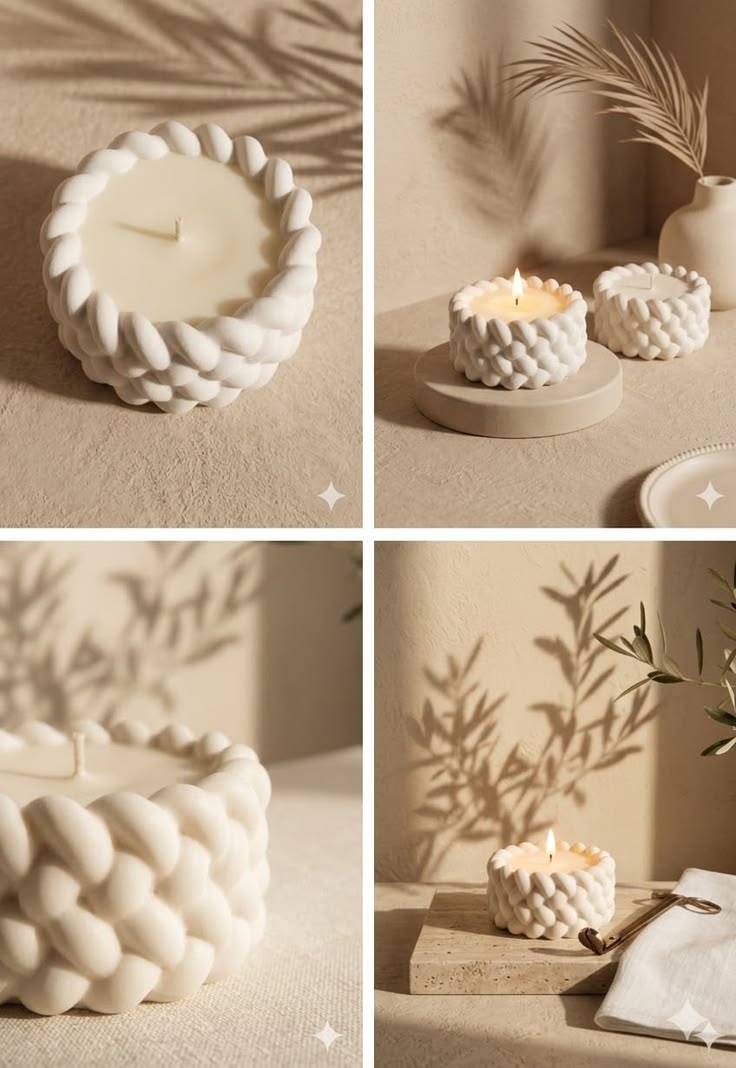 Knot Shape Tealight Jar