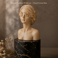 Goddess of Silence — Handcrafted Floral Crown Bust