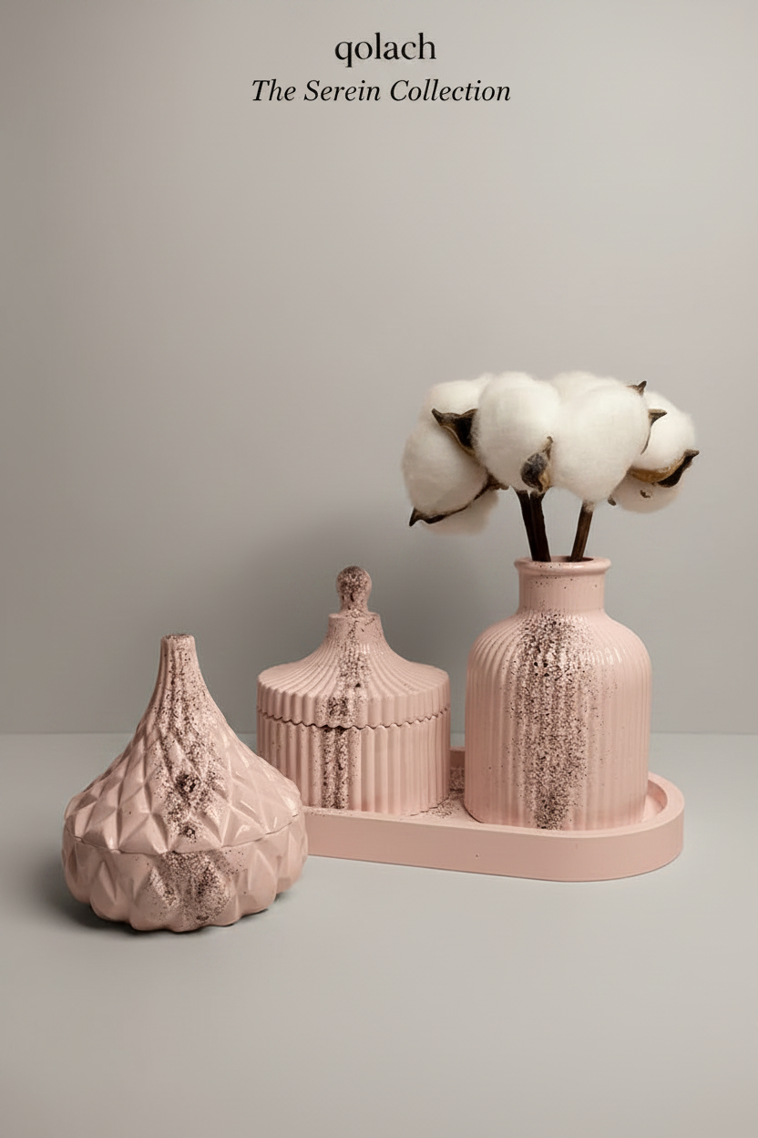 The Serein Collection — Premium 4-Piece Ceramic Décor Bundle