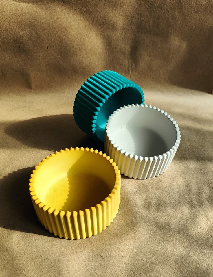 Qolachi Atelier Ribbed Ceramic Trinket Jar