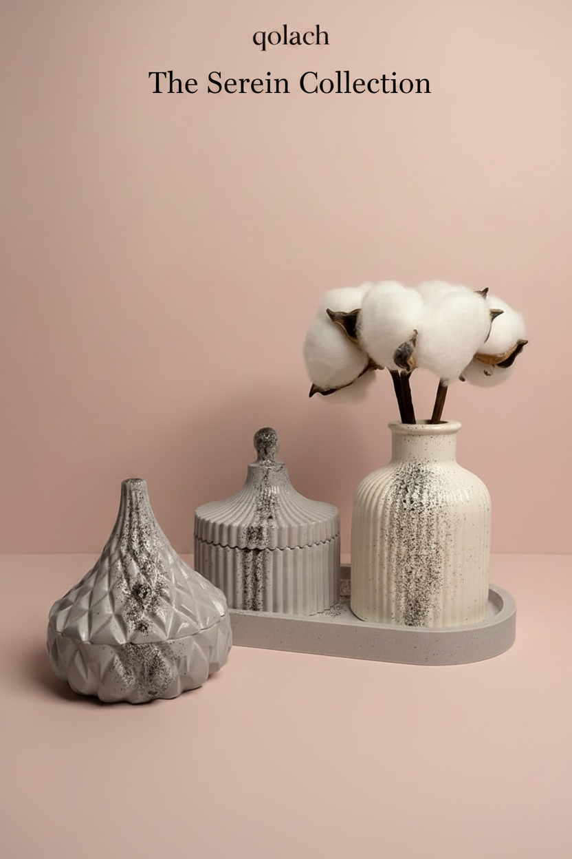 The Serein Collection — Premium 4-Piece Ceramic Décor Bundle