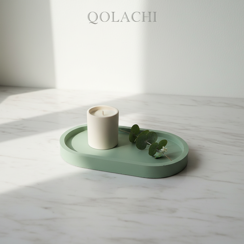 Qolachi Artisan Oval Tray — Signature Collection