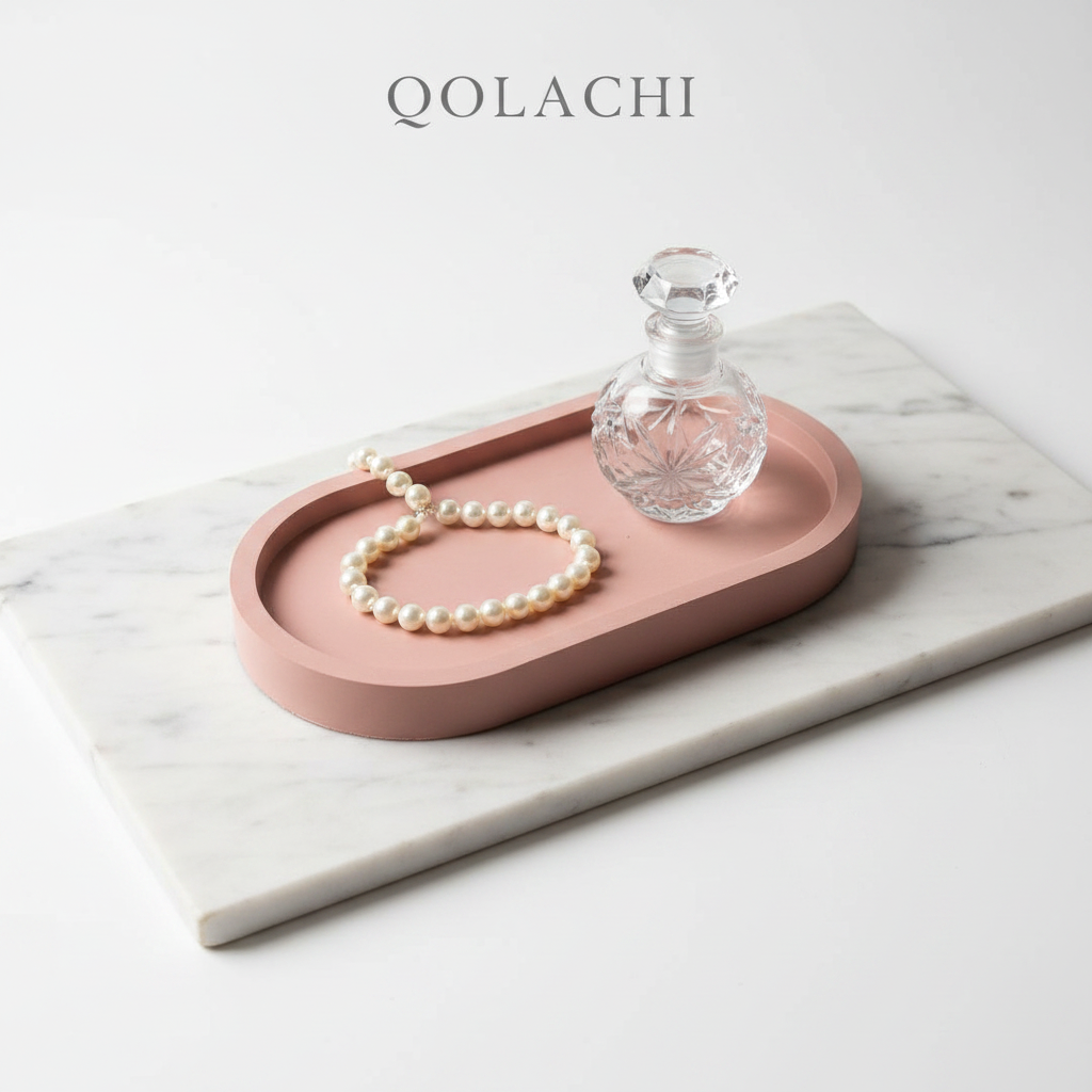 Qolachi Artisan Oval Tray — Signature Collection