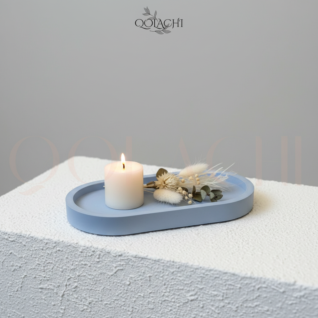 Qolachi Artisan Oval Tray — Signature Collection