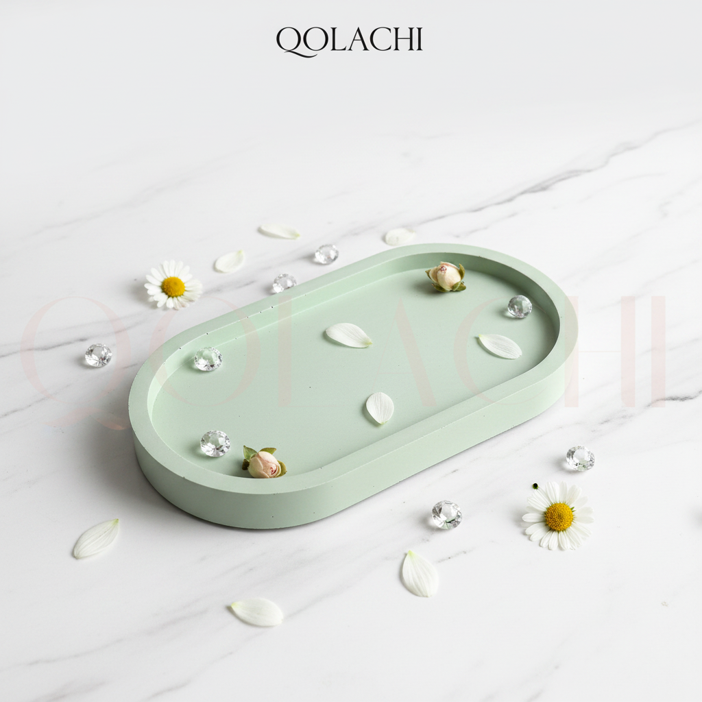 Qolachi Artisan Oval Tray — Signature Collection