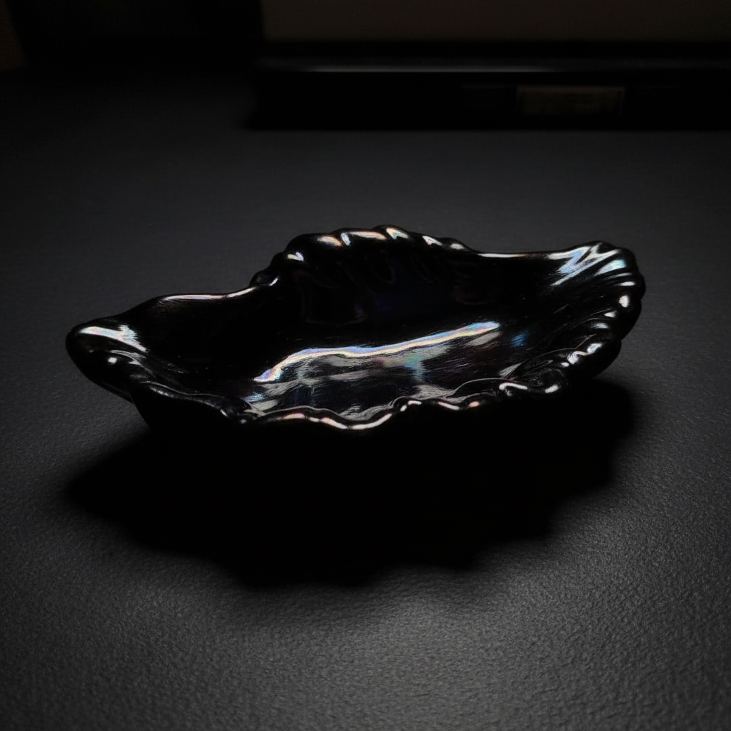 Vintage Mid-Century Modern Italian Clamshell Pottery Bowl