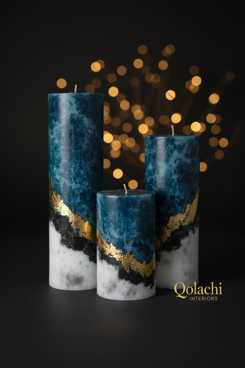 Oceanic Luxe Pillar Candle Collection
