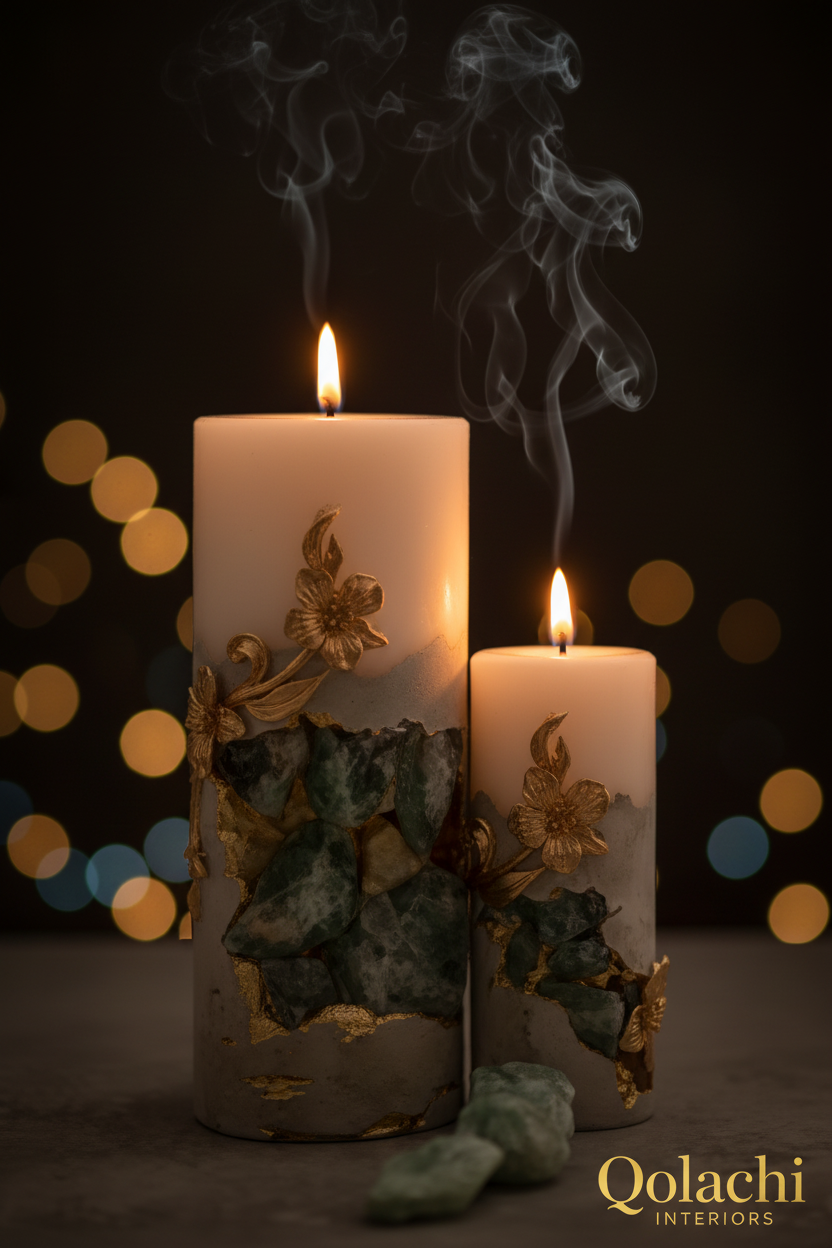 Oceanic Luxe Pillar Candle Collection