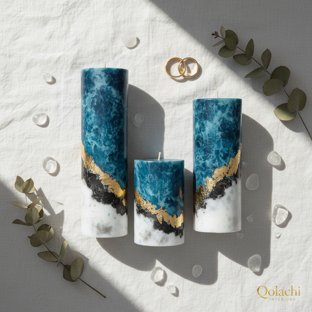 Oceanic Luxe Pillar Candle Collection