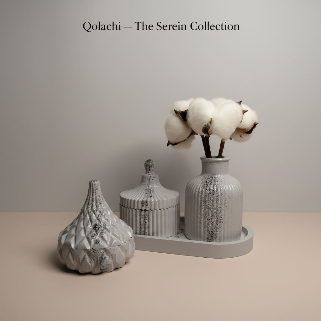 Serein Collection grey ceramic set