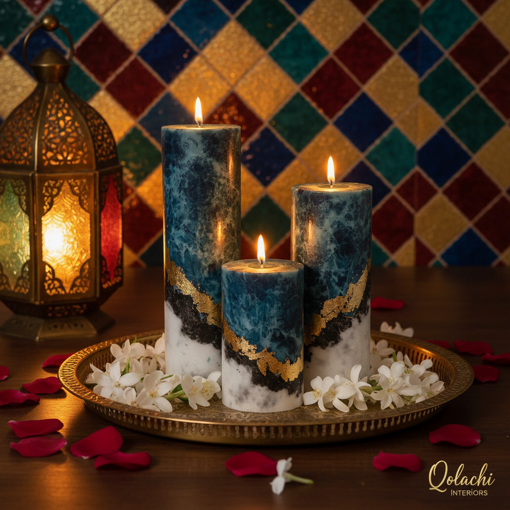 Oceanic Luxe Pillar Candle Collection