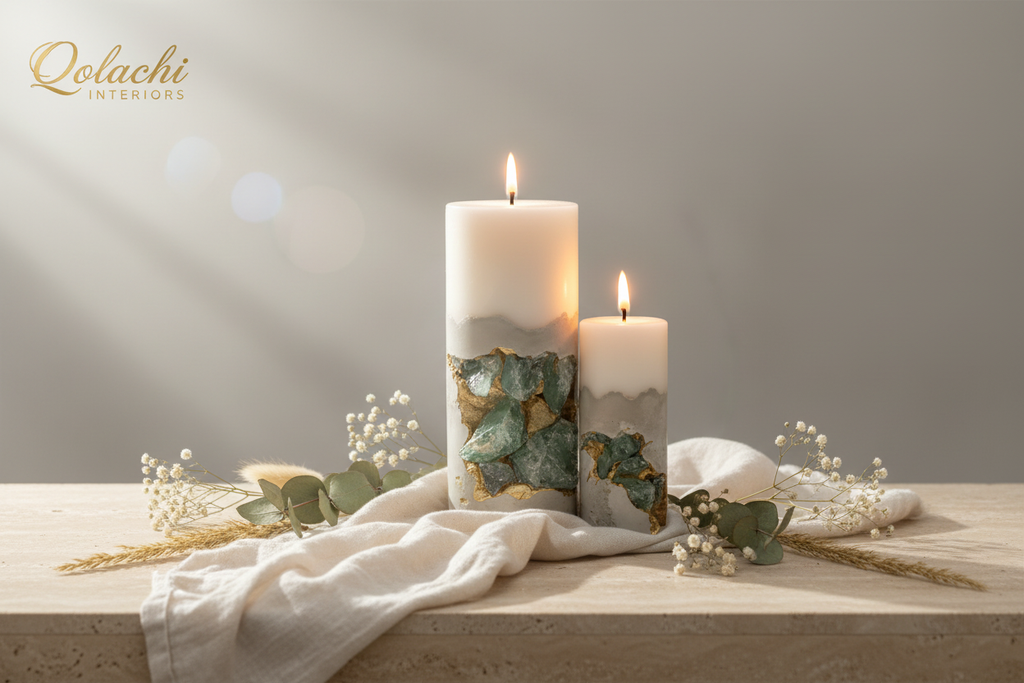 Oceanic Luxe Pillar Candle Collection