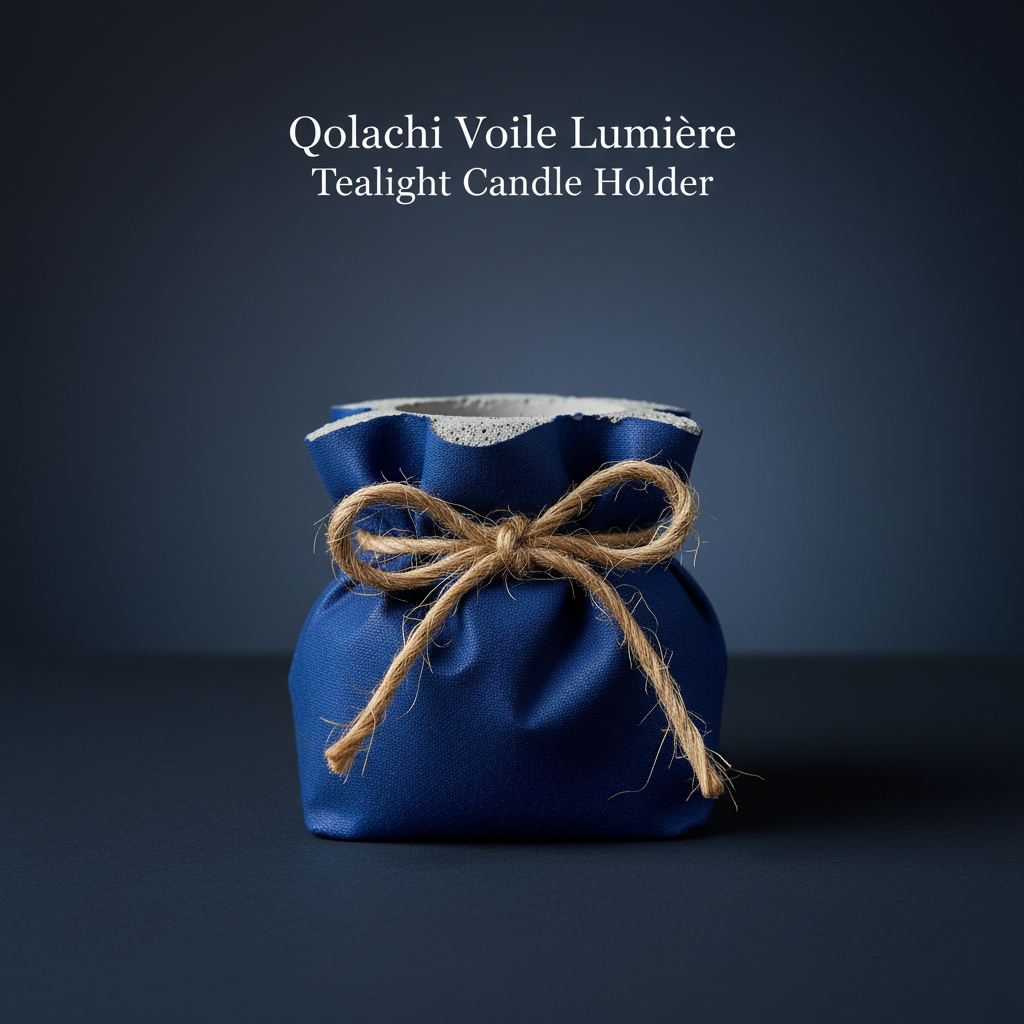 Voile Lumière Tealight Candle Holder — Royal Blue