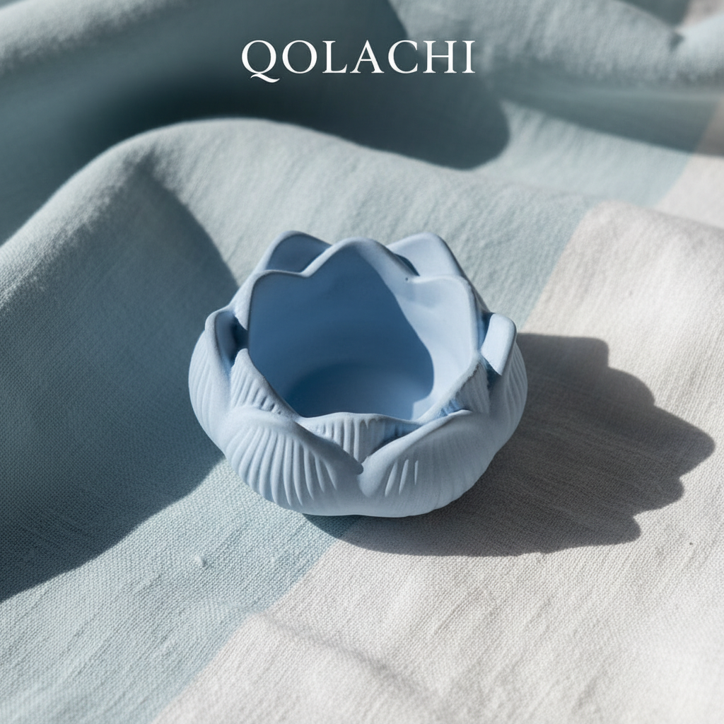 Qolachi Lotus Bloom — Powder Blue branded product image