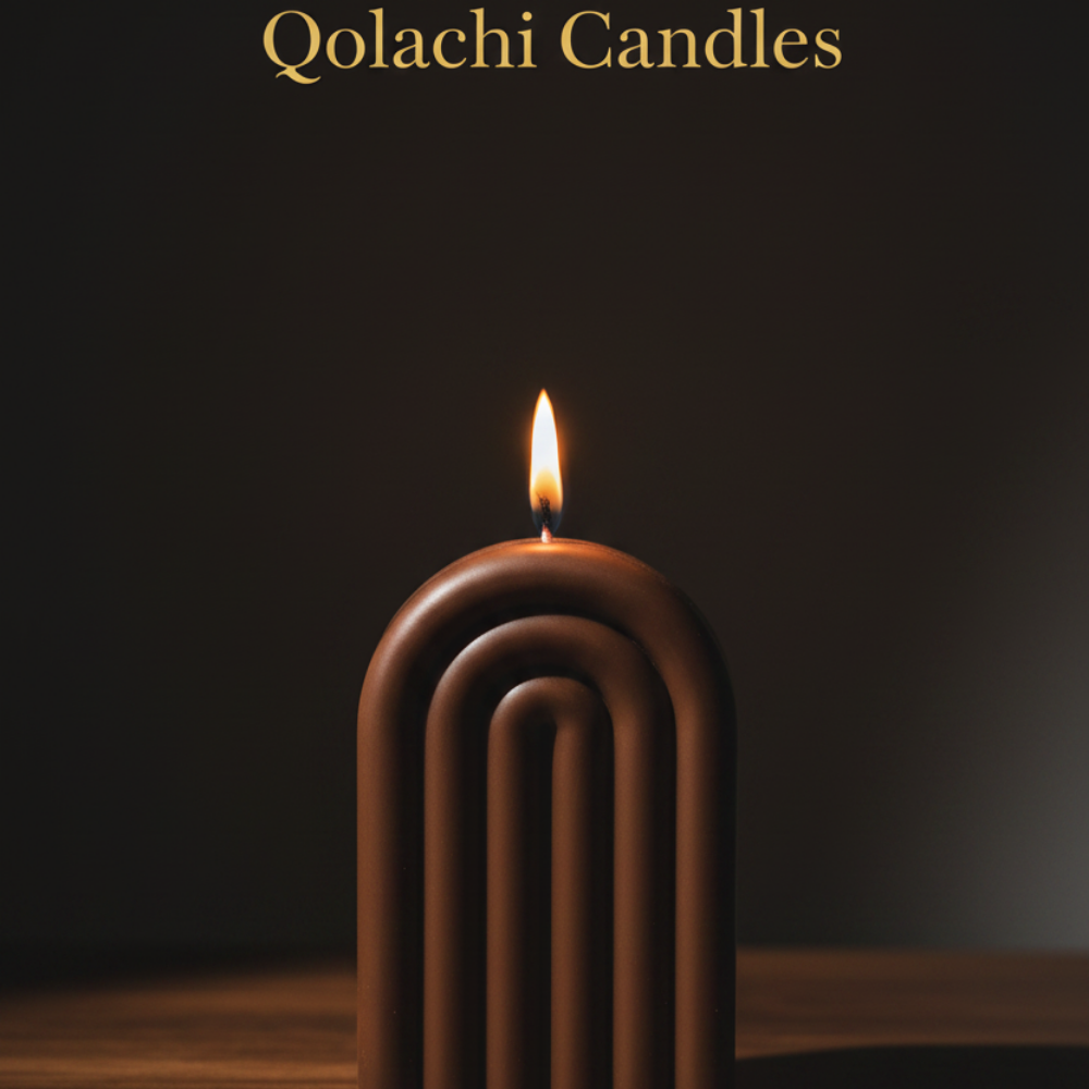 Arcadia Arch Candle — Mocha Deep candlelit