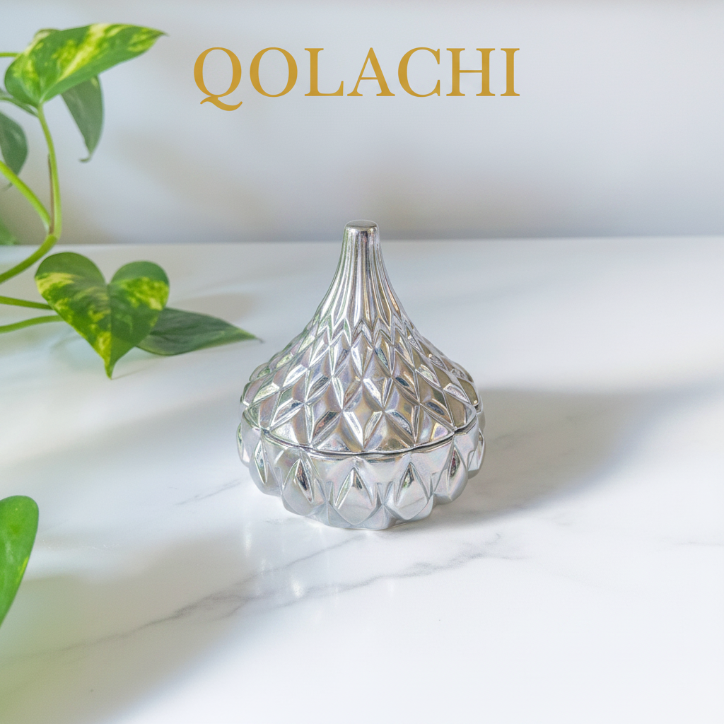 Lumière Dome Trinket Vessel — Premium Metallic Finish Collection
