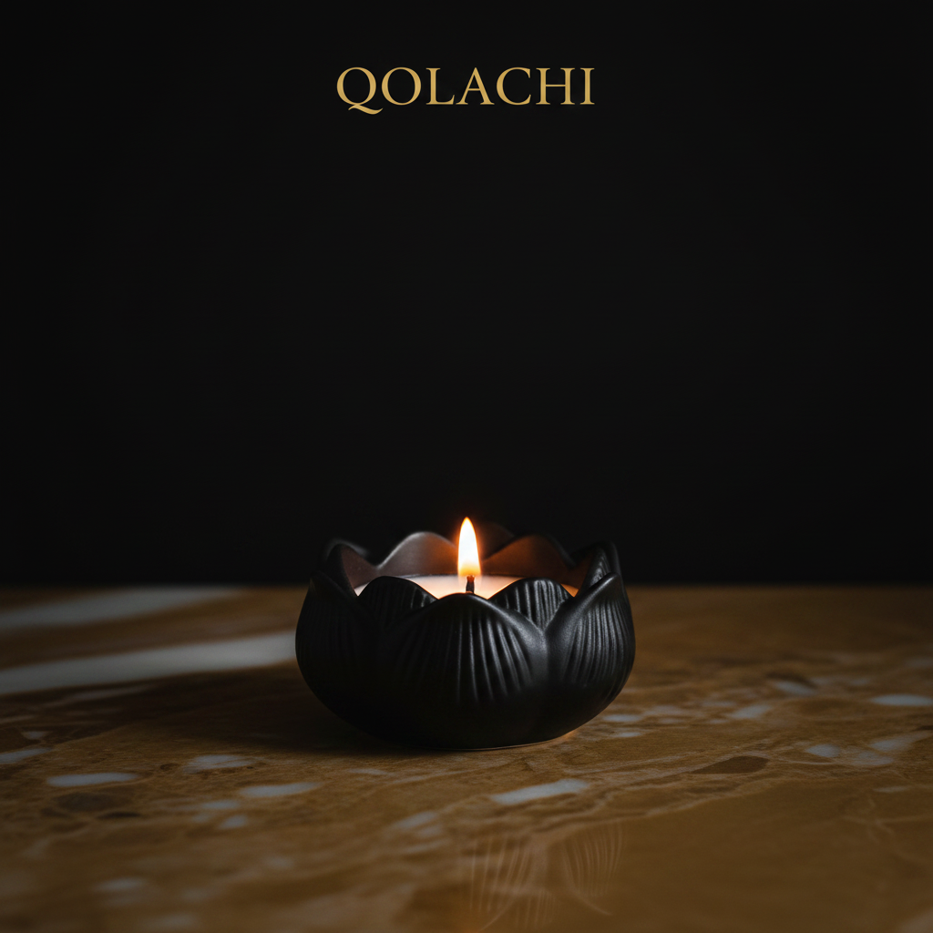 Qolachi Lotus Bloom — Matte Black branded product image